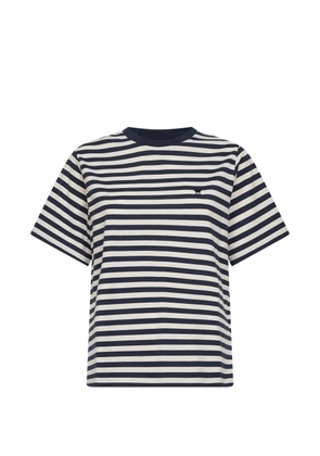 Weekend Max Mara Venaco striped butterfly-logo T-shirt - Blue