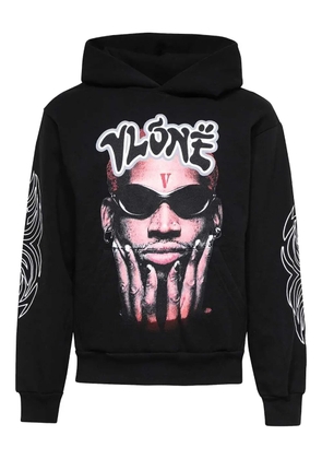 Vlone x Dennis Rodman print hoodie - Black