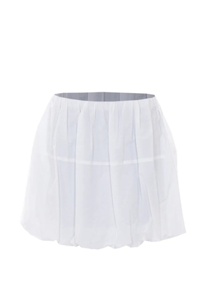 Eleh ruffled mini skirt - White