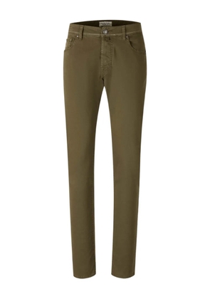 Jacob Cohën logo-embroidered jeans - Green