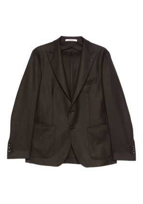 Tagliatore peak-lapel blazer - Brown