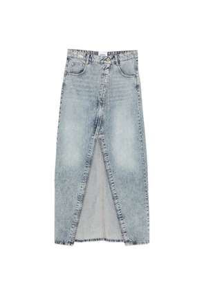 Erika Cavallini front slit skirt - Blue