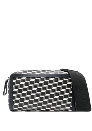 Pierre Hardy geometric-print clutch bag - Black