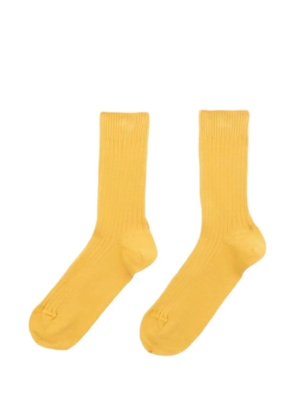 Baserange ribbed socks - Yellow
