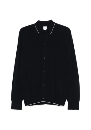 Eleventy contrasting-trim cardigan - Blue