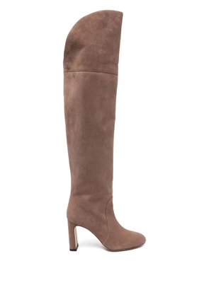 Stuart Weitzman suede knee-high boots - Neutrals