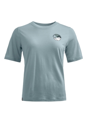 ORTOVOX logo-print T-shirt - Blue