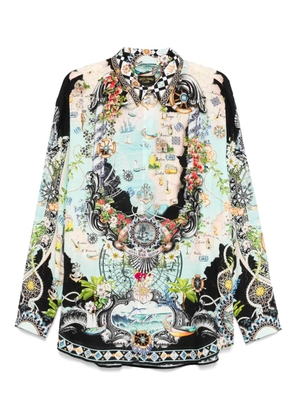 Camilla long sleeve oversized shirt - Black