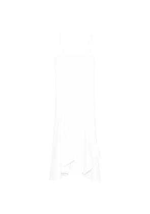 Brandon Maxwell cascade strap dress - White