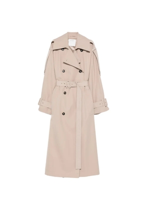 Sportmax Spxgocce belted double-breasted trench coat - Neutrals