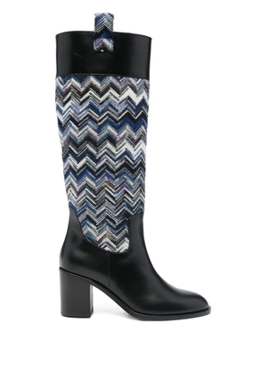 Missoni 75mm Sophie zigzag boots - Black
