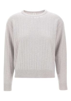 Eleventy ribbed crew-neck sweater - Grey