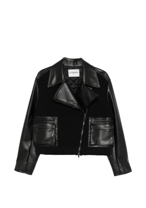 Iceberg zip-up biker jacket - Black