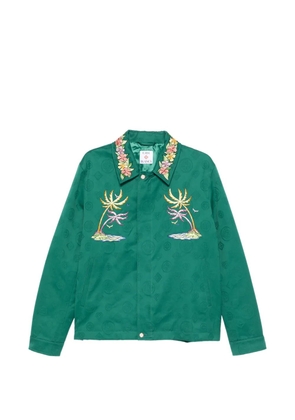 Casablanca Casa Embroidery OVERSHIRT - Green