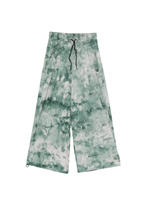 Y-3 tie-dye trousers - Green