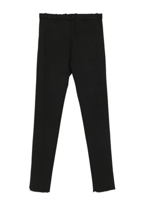 Incotex frayed-hem pants - Black