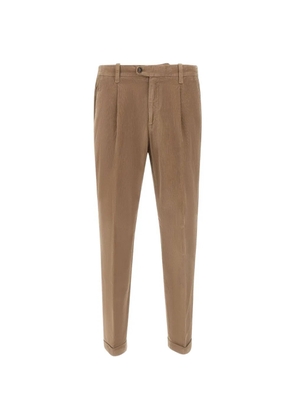 DEVORE ribbed trousers - Brown