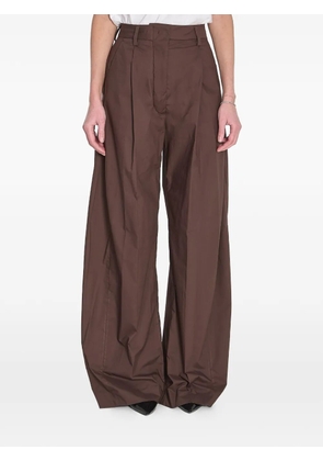 THELATEST Billie pleated trousers - Brown