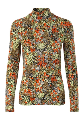 SAMSOE SAMSOE floral-print turtleneck top - Green
