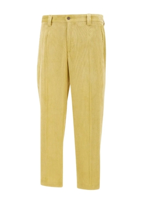 Briglia 1949 PortofinoS corduroy welt-pocket trousers - Yellow
