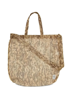 SOUTH2 WEST8 mesh tote bag - Neutrals