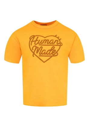 Human Made logo-print T-shirt - Orange