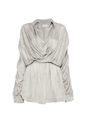 THE ANDAMANE gathered dress - Grey