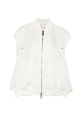 sacai zip gilet - Neutrals