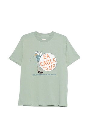 Emporio Armani graphic crewneck T-shirt - Green