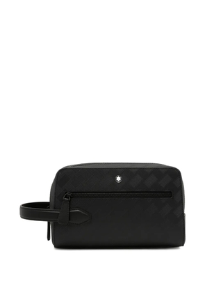 Montblanc logo-detail wash bag - Black