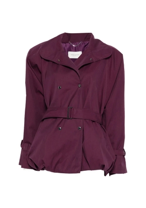 Magda Butrym belted double-breasted jacket - Purple