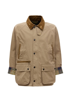 Barbour corduroy collar pocket jacket - Neutrals