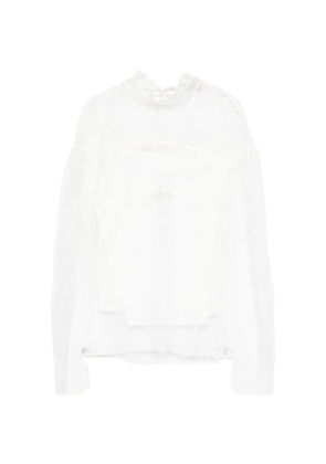 TWINSET lace ruffled knitwear - Black