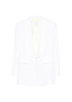Eleventy shawl collar blazer - White