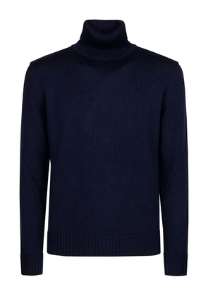 Alpha Industries high-neck wool sweater - Blue