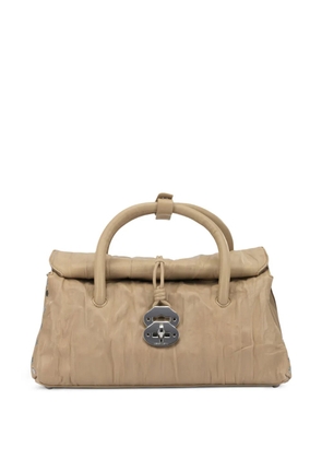 Zanellato Dotta® studded tote bag - Brown