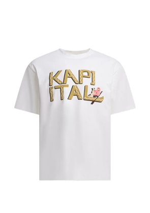KAPITAL Canoe Kapital logo graphic T-shirt - White
