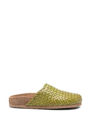 DRAGON DIFFUSION woven mules - Green