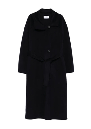 THE DYNAMIS STUDIO belted wool coat - Blue