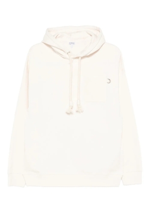 LOEWE kangaroo-pocket drawstring hoodie - Neutrals