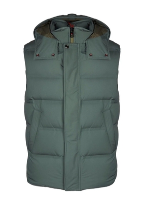 Kired hooded padded gilet - Green