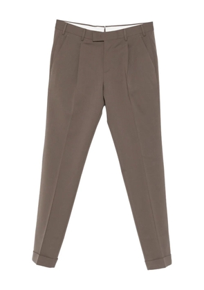 PT Torino pleated cuff trousers - Grey