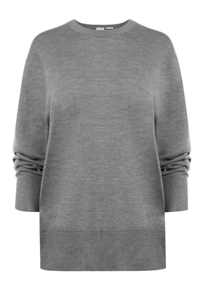TOTEME crew-neck knit sweater - Grey