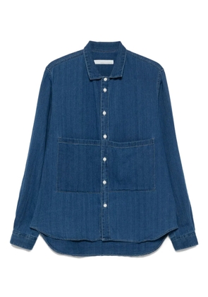 original vintage style double-pocket denim shirt - Blue