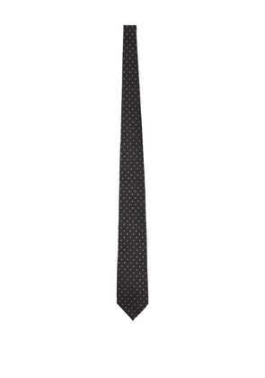 TOM FORD dot-print tie - Grey