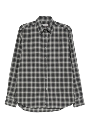 Canali checked cotton shirt - Grey