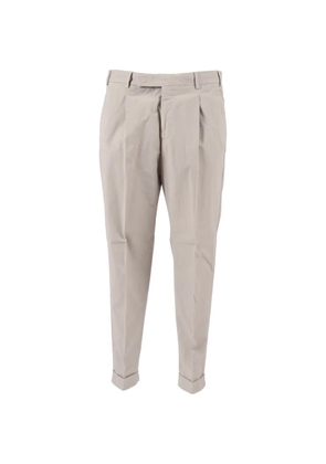 PT Torino pleat-flap trousers - Neutrals