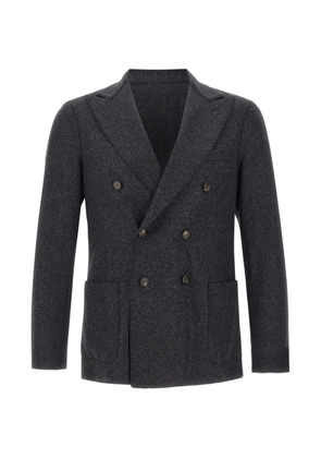 Eleventy double-breasted blazer - Grey
