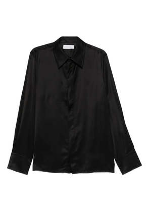Marine Serre long-sleeved shirt - Black