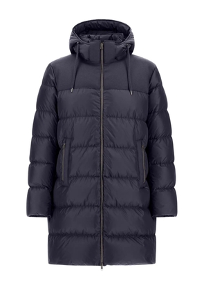 Herno zip-fastening coat - Blue
